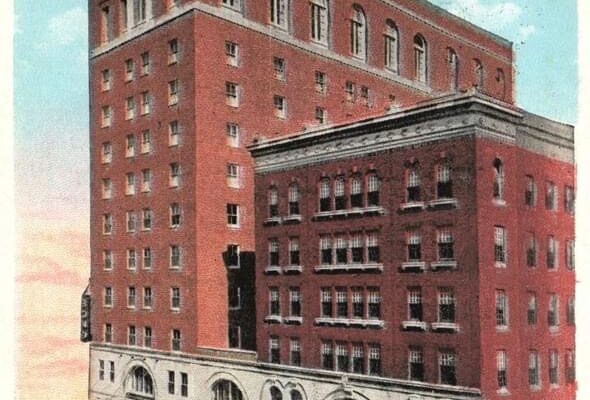 Postcard Hotel Bond Hartford Connecticut Real Estate History