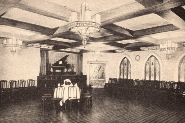 1930 c. Old English Banquet Hall Hotel Bond Hartford Connecticut Real Estate History