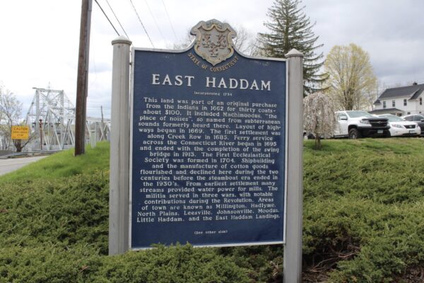 Blue-Town-Sign-East-Haddam-Connecticut-Real-Estate-History